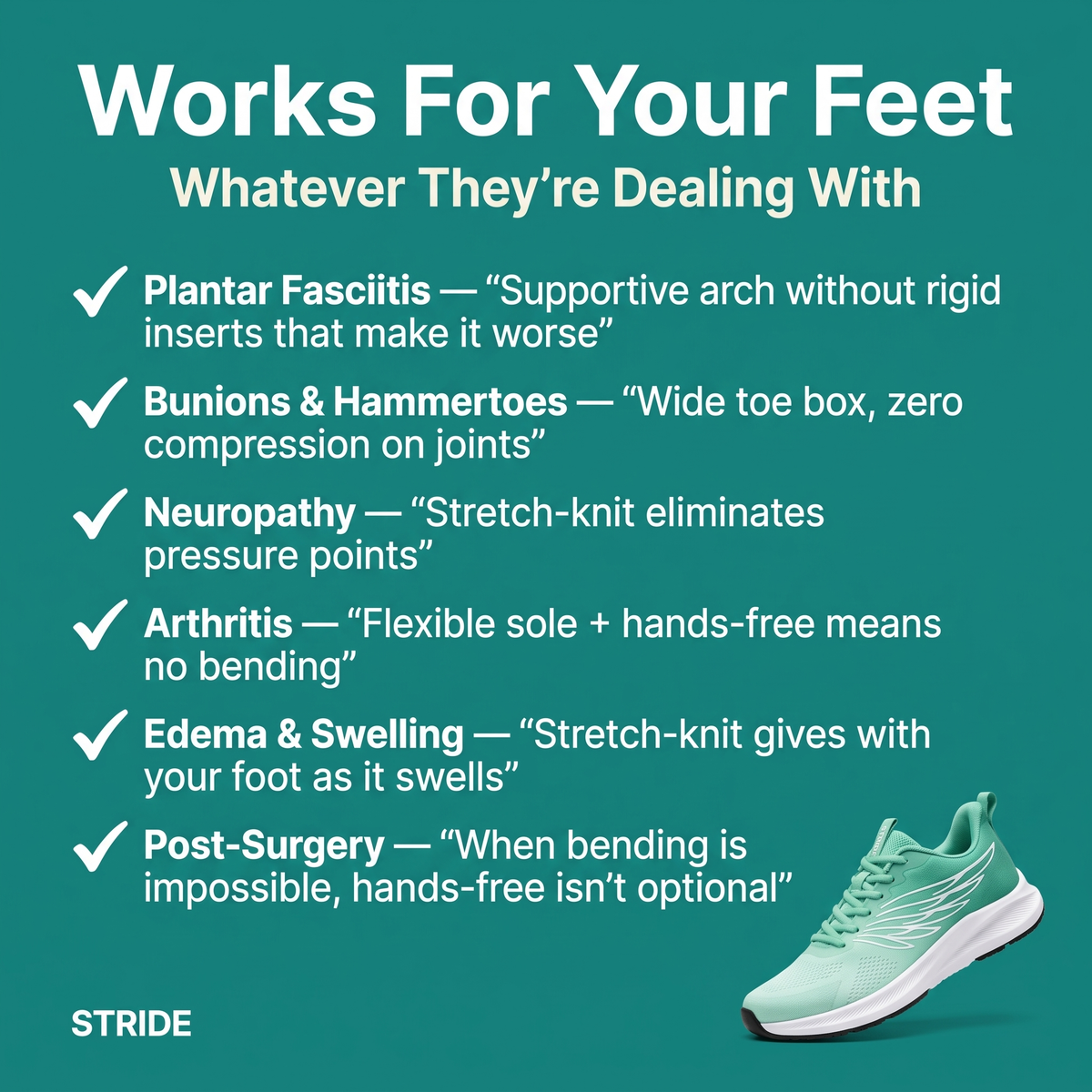 Stride Hands-Free Support Shoes